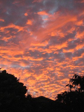  sunset 8/5/07 from my deck...
